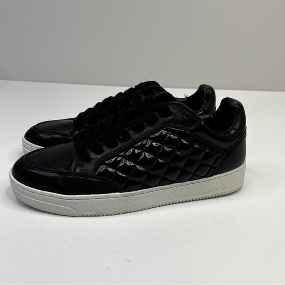 DKNY Oriel Quilted Lace Up Low Top sneakers black - 8.5 - Picture 7 of 12